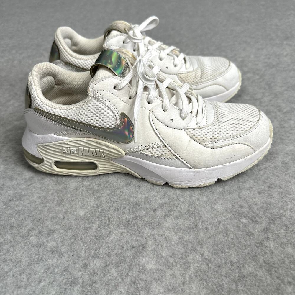 Nike Air Max Excee Shoes Women's Size 7.5 White Iridescent Sneakers DJ6001-100